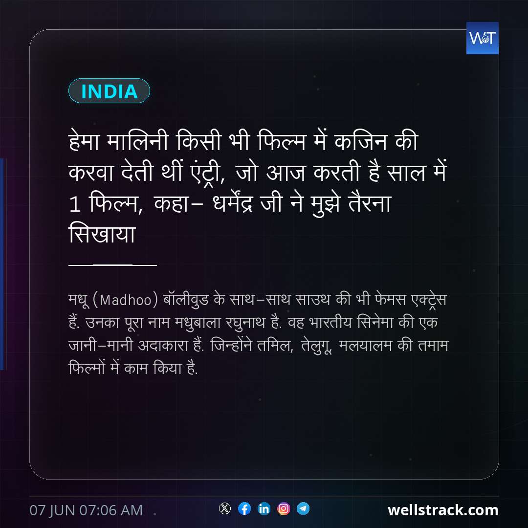 हेमा मालिनी किसी भी फिल्म में कजिन की करवा देती थीं एंट्री, जो आज करती है साल में 1 फिल्म, कहा- धर्मेंद्र जी ने मुझे तैरना सिखाया