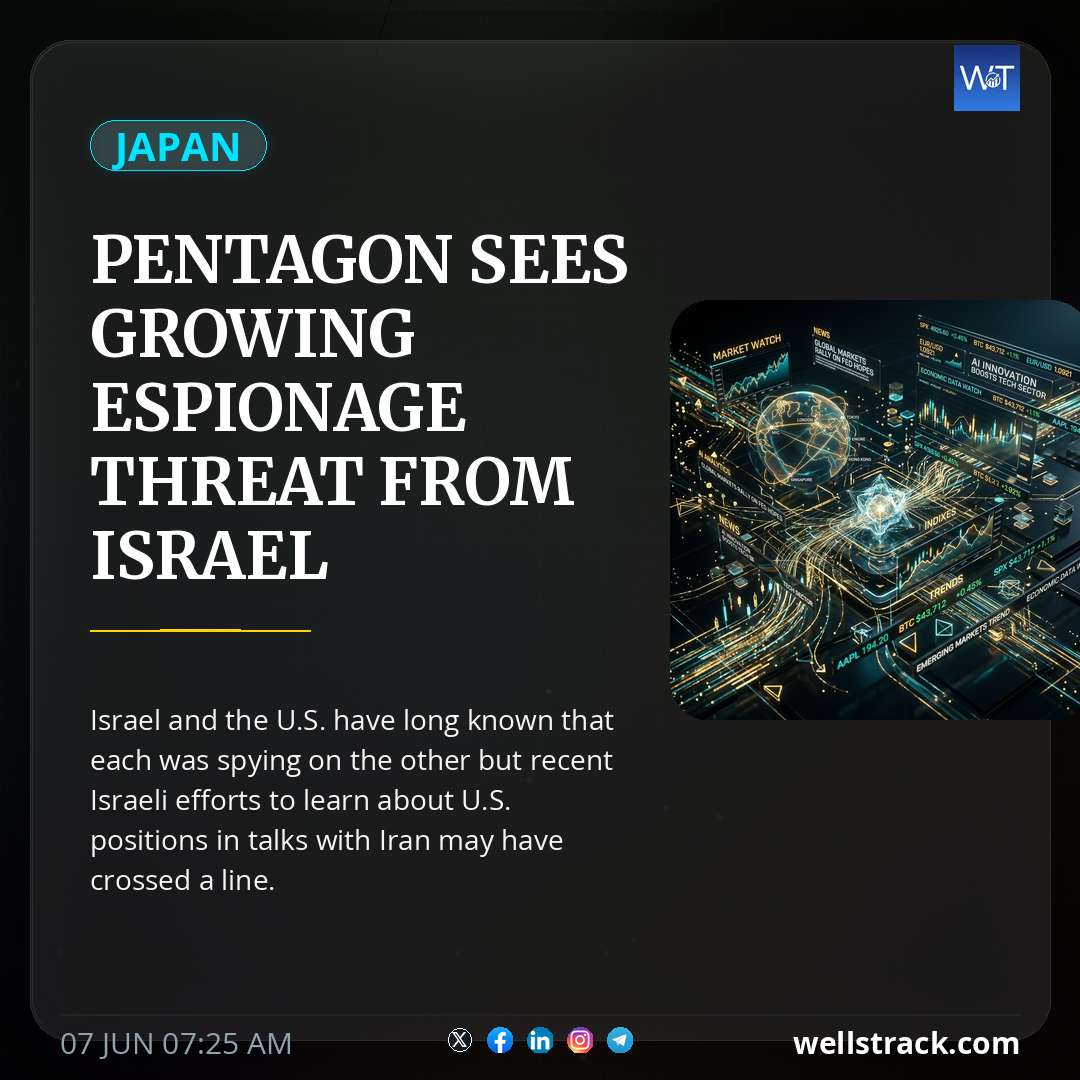 Pentagon sees growing espionage threat from Israel