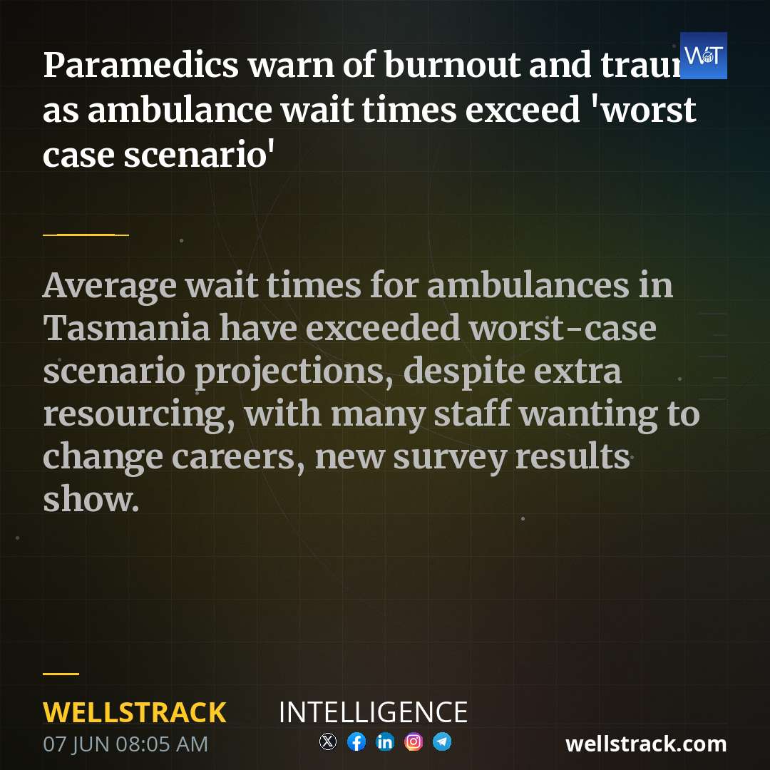 Paramedics warn of burnout and trauma as ambulance wait times exceed 'worst case scenario'