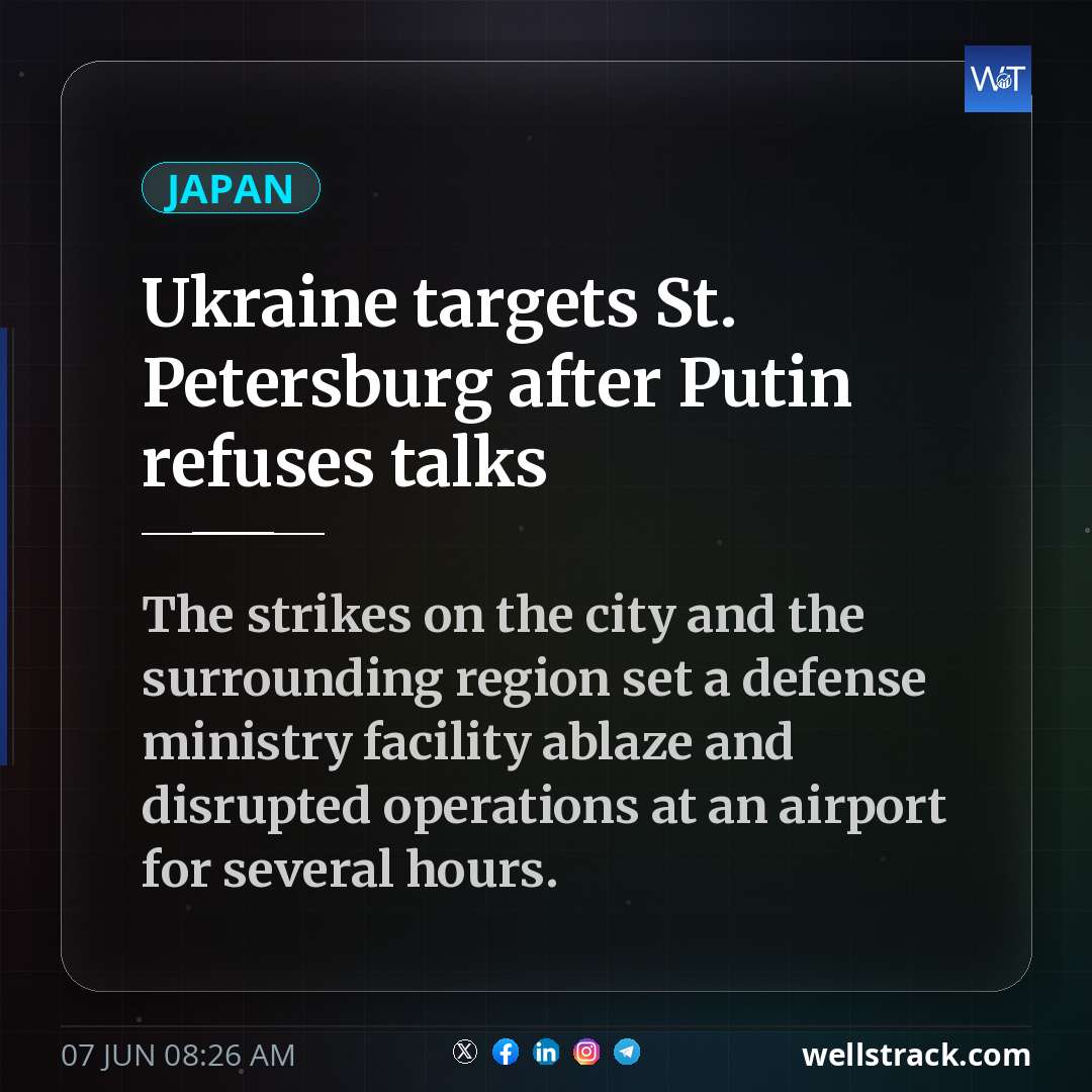 Ukraine targets St. Petersburg after Putin refuses talks