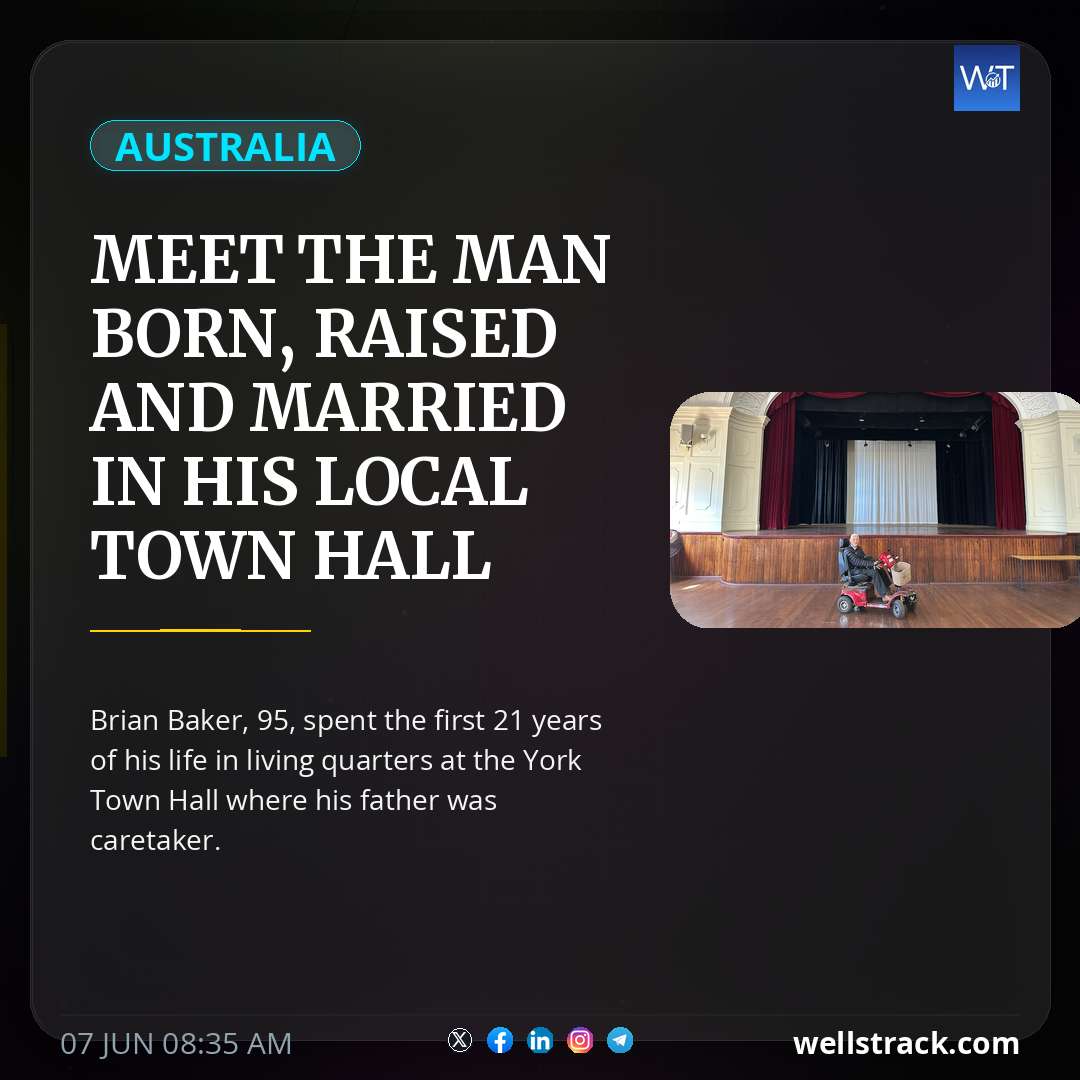Meet the man born, raised and married in his local town hall