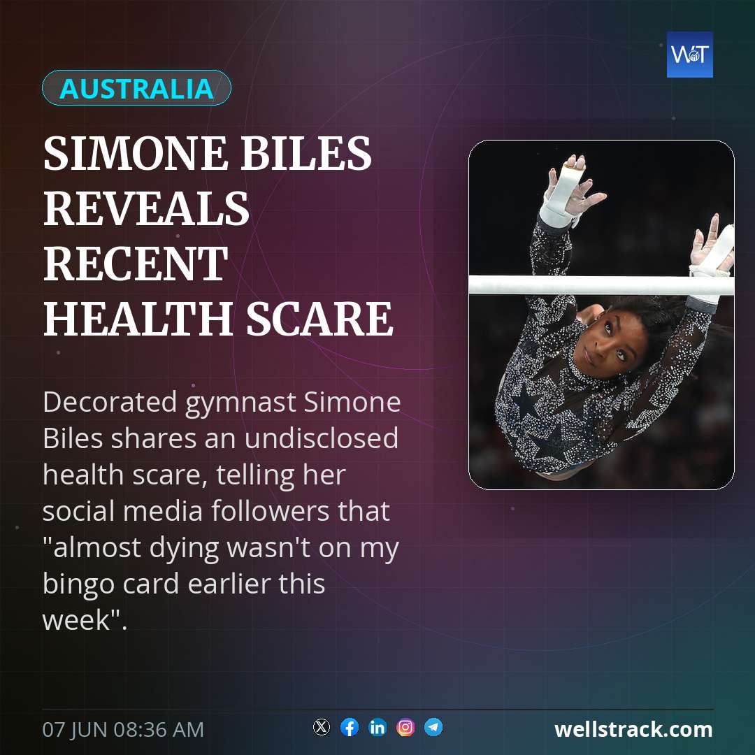 Simone Biles reveals recent health scare