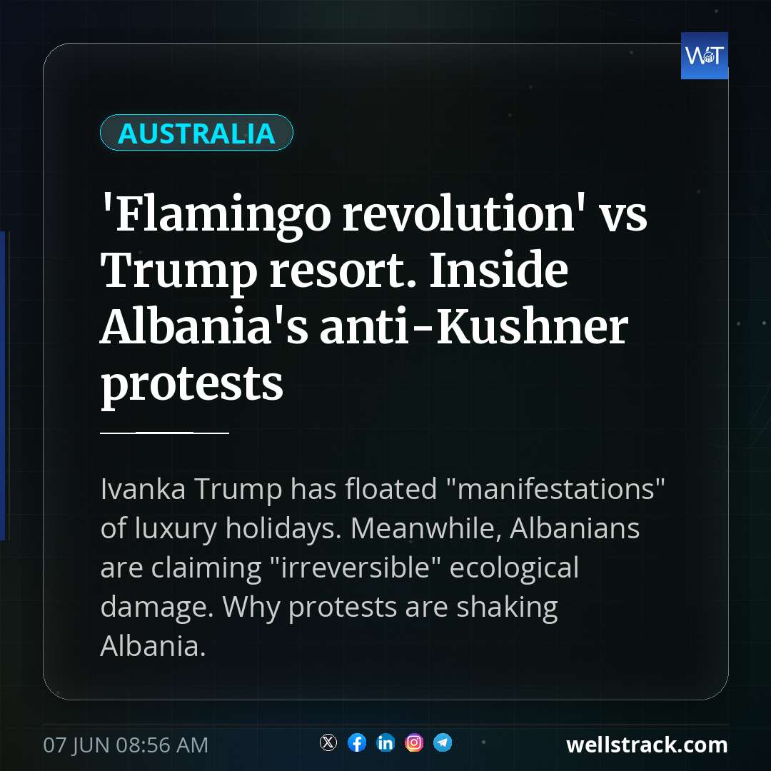 'Flamingo revolution' vs Trump resort. Inside Albania's anti-Kushner protests