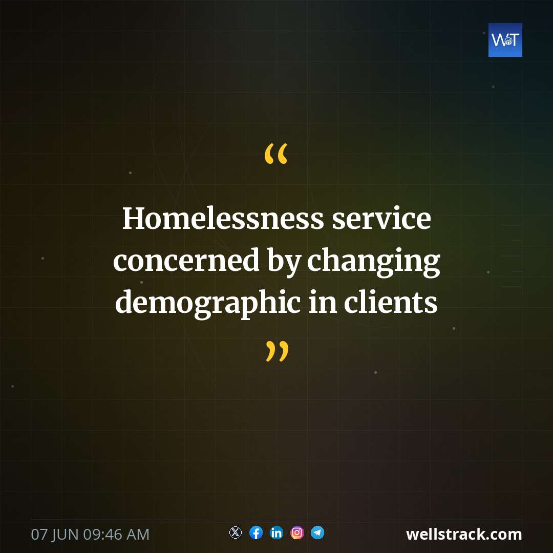 Homelessness service concerned by changing demographic in clients