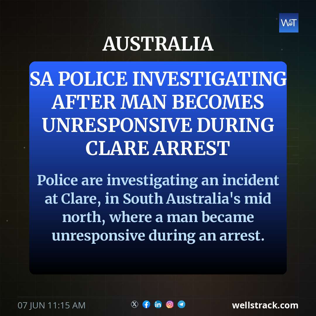 SA Police investigating after man becomes unresponsive during Clare arrest
