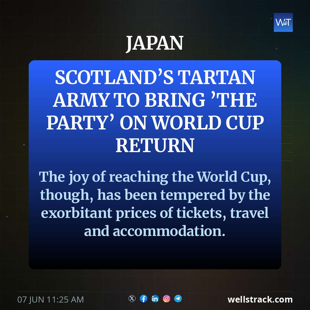 Scotland’s Tartan Army to bring ’the party’ on World Cup return