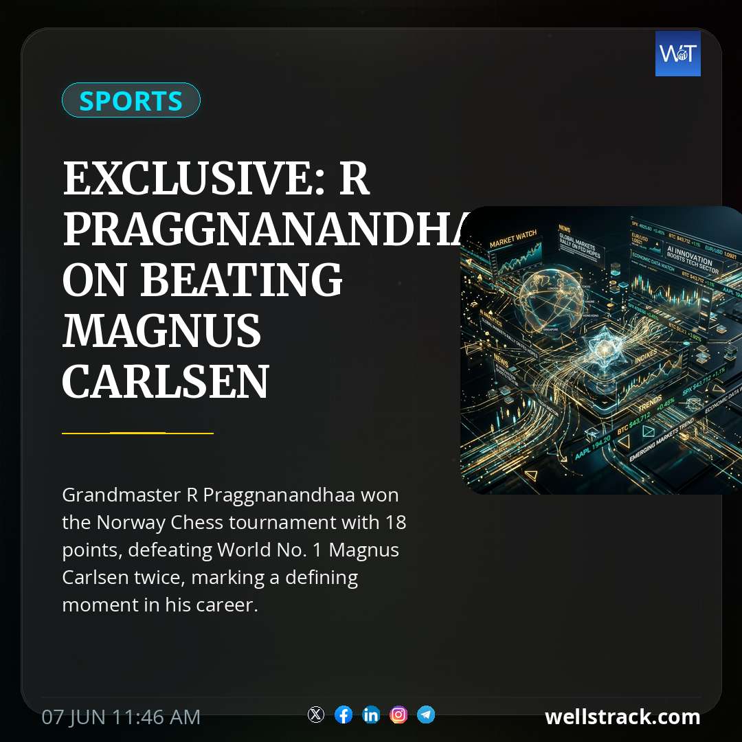 Exclusive: R Praggnanandhaa On Beating Magnus Carlsen Twice, Vaibhav Sooryavanshi 'Google Search'