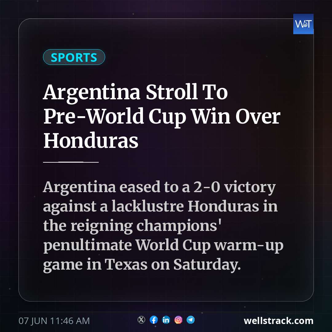 Argentina Stroll To Pre-World Cup Win Over Honduras