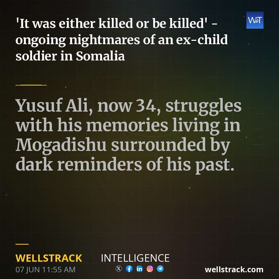 'It was either killed or be killed' - ongoing nightmares of an ex-child soldier in Somalia