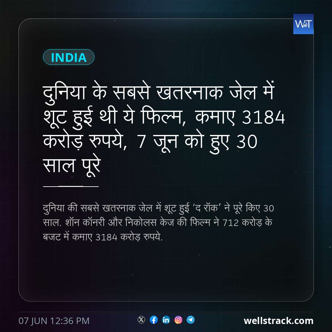 दुनिया के सबसे खतरनाक जेल में शूट हुई थी ये फिल्म, कमाए 3184 करोड़ रुपये, 7 जून को हुए 30 साल पूरे