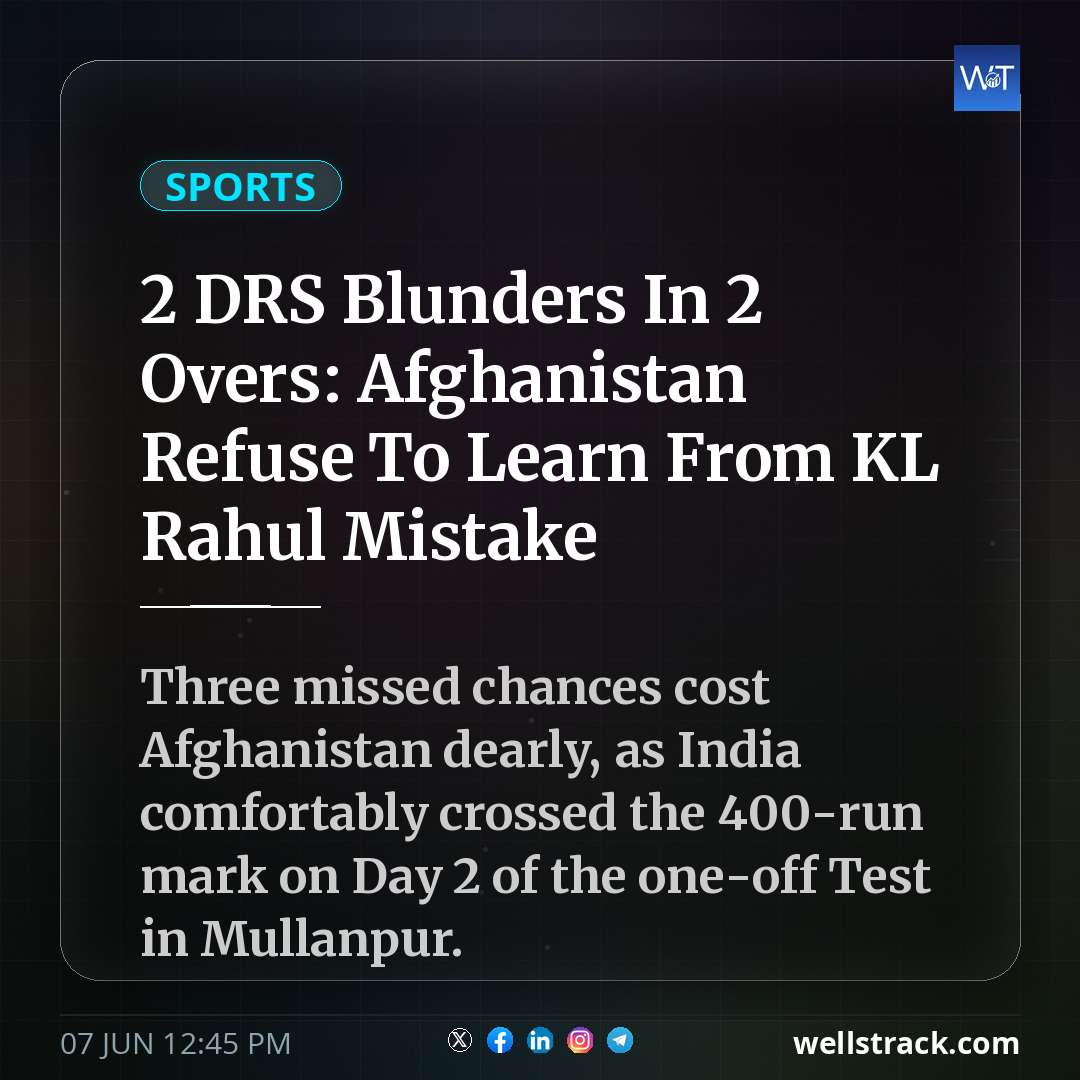 2 DRS Blunders In 2 Overs: Afghanistan Refuse To Learn From KL Rahul Mistake