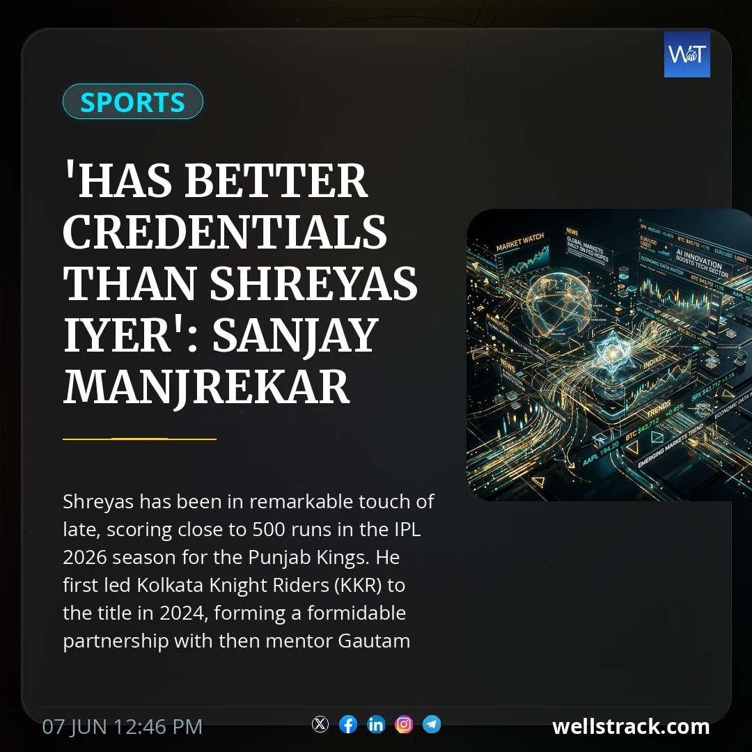 'Has better credentials than Shreyas Iyer': Sanjay Manjrekar questions Gambhir-Agarkar, believes this IPL captain was 'suited' better as India T20I captain