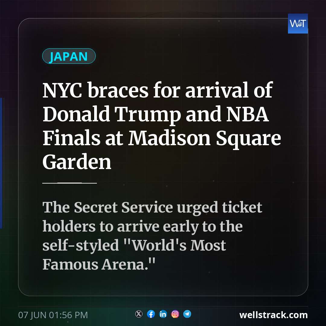 NYC braces for arrival of Donald Trump and NBA Finals at Madison Square Garden