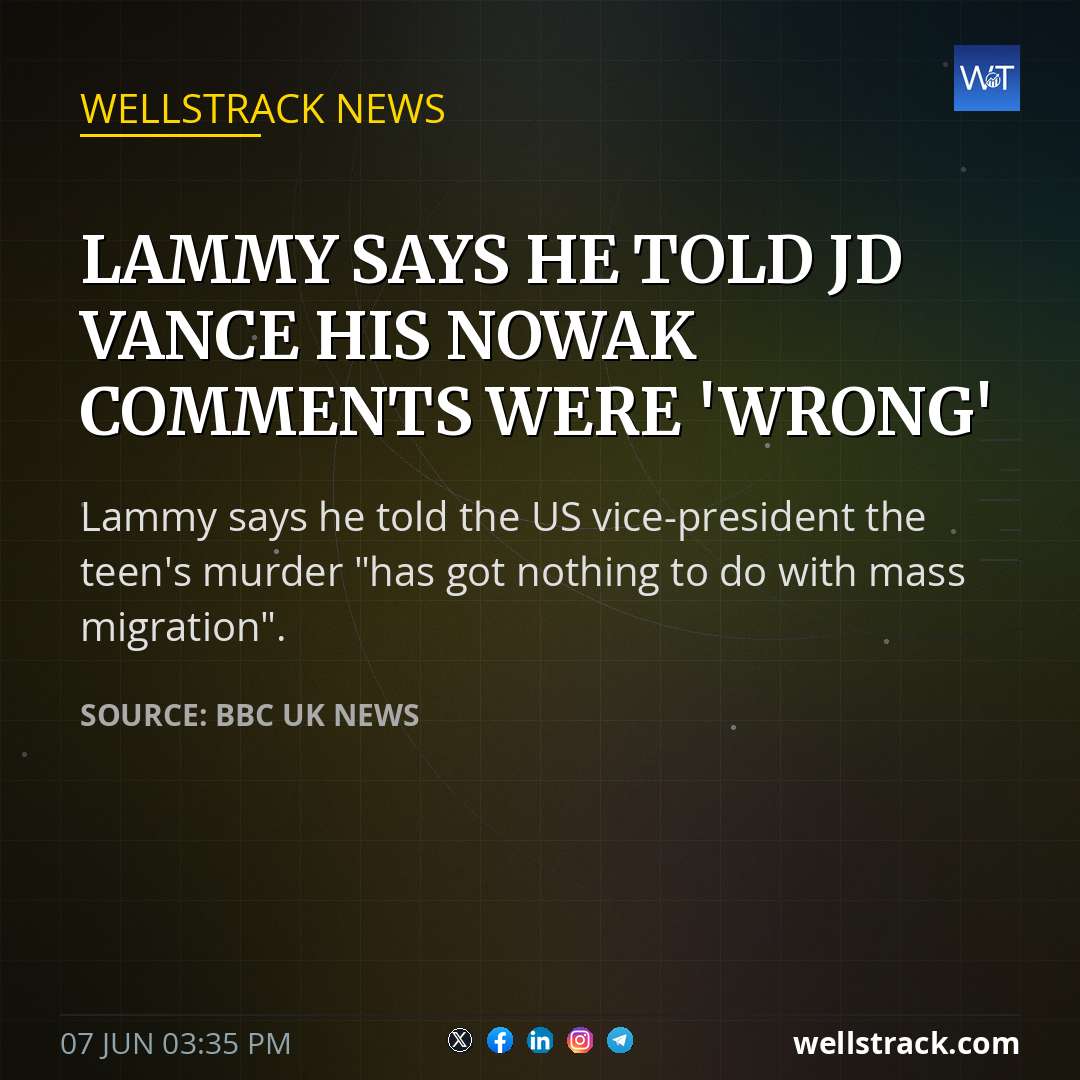 Lammy says he told JD Vance his Nowak comments were 'wrong'