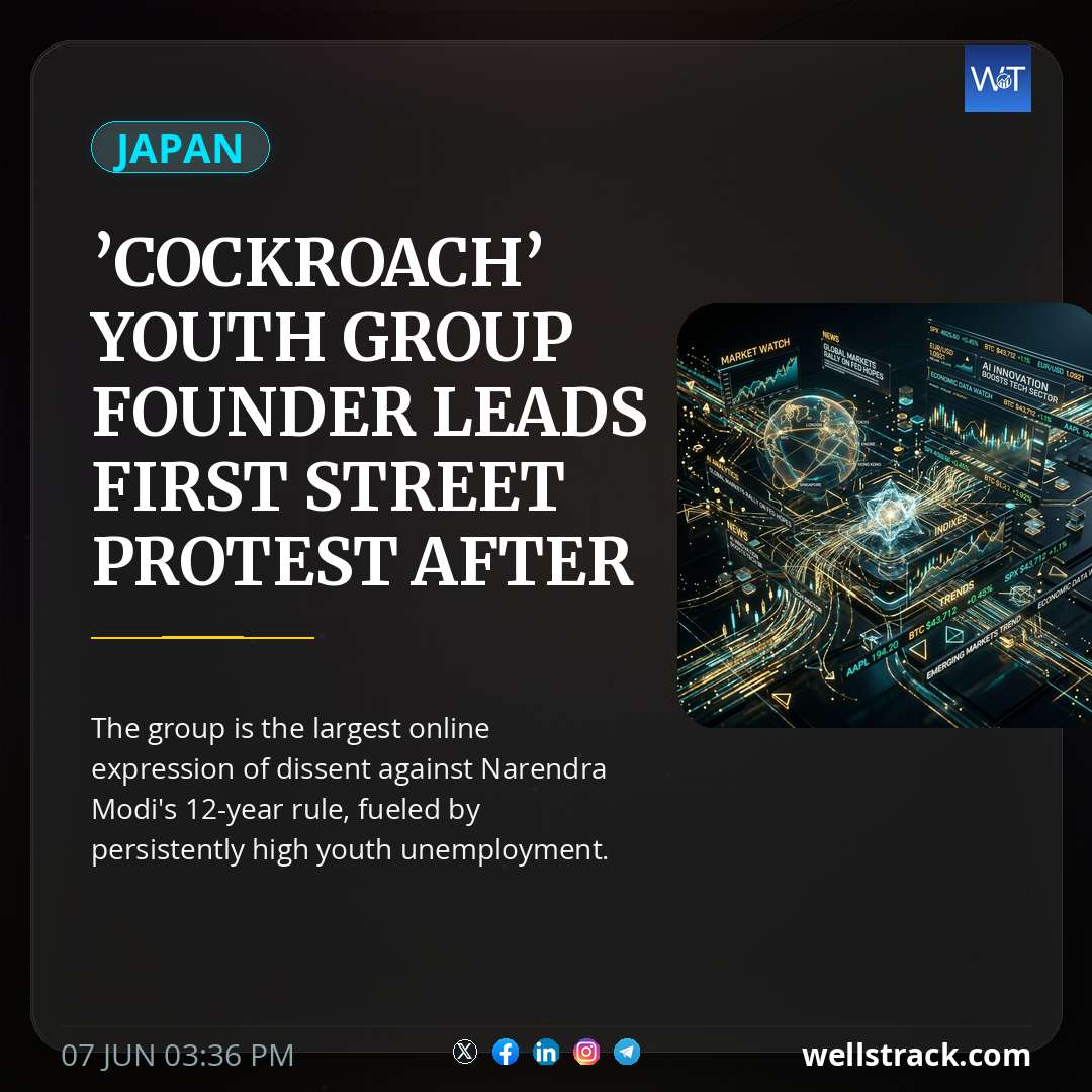 ’Cockroach’ youth group founder leads first street protest after arrival in India