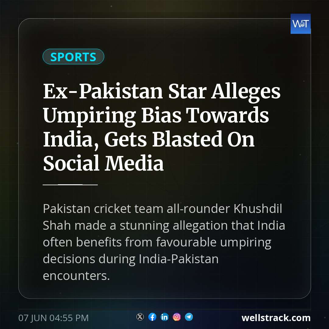 Ex-Pakistan Star Alleges Umpiring Bias Towards India, Gets Blasted On Social Media