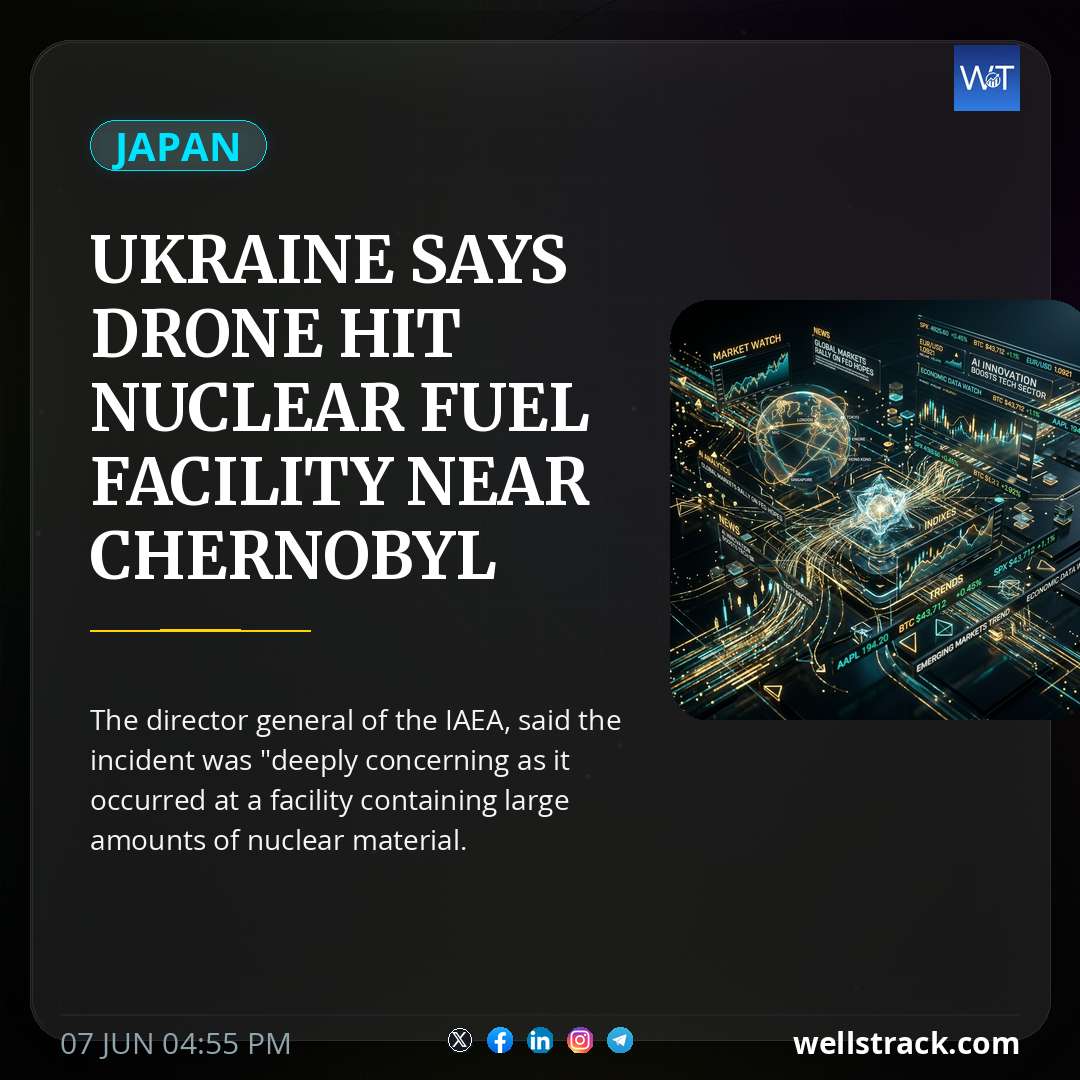 Ukraine says drone hit nuclear fuel facility near Chernobyl
