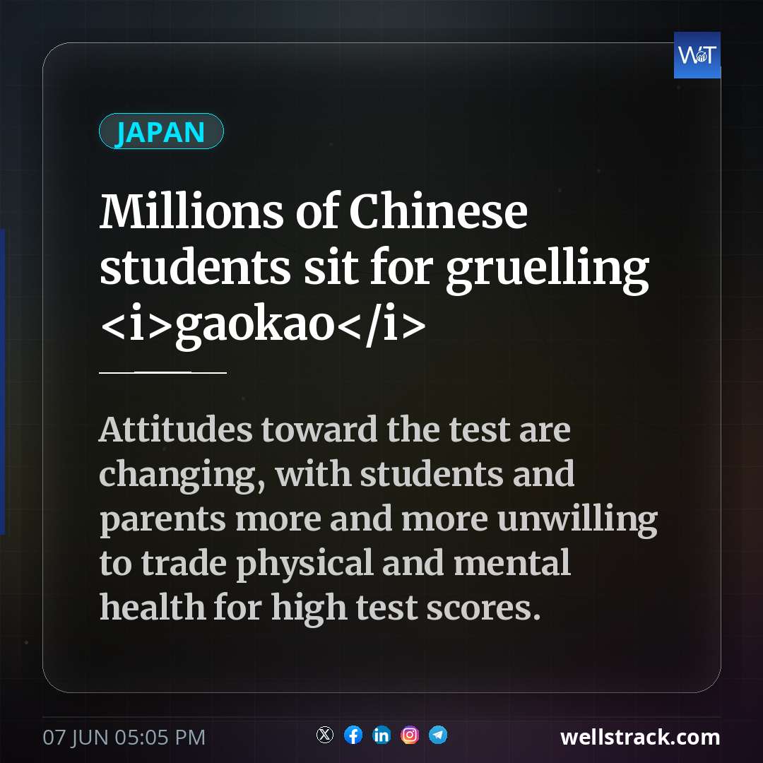 Millions of Chinese students sit for gruelling <i>gaokao</i>