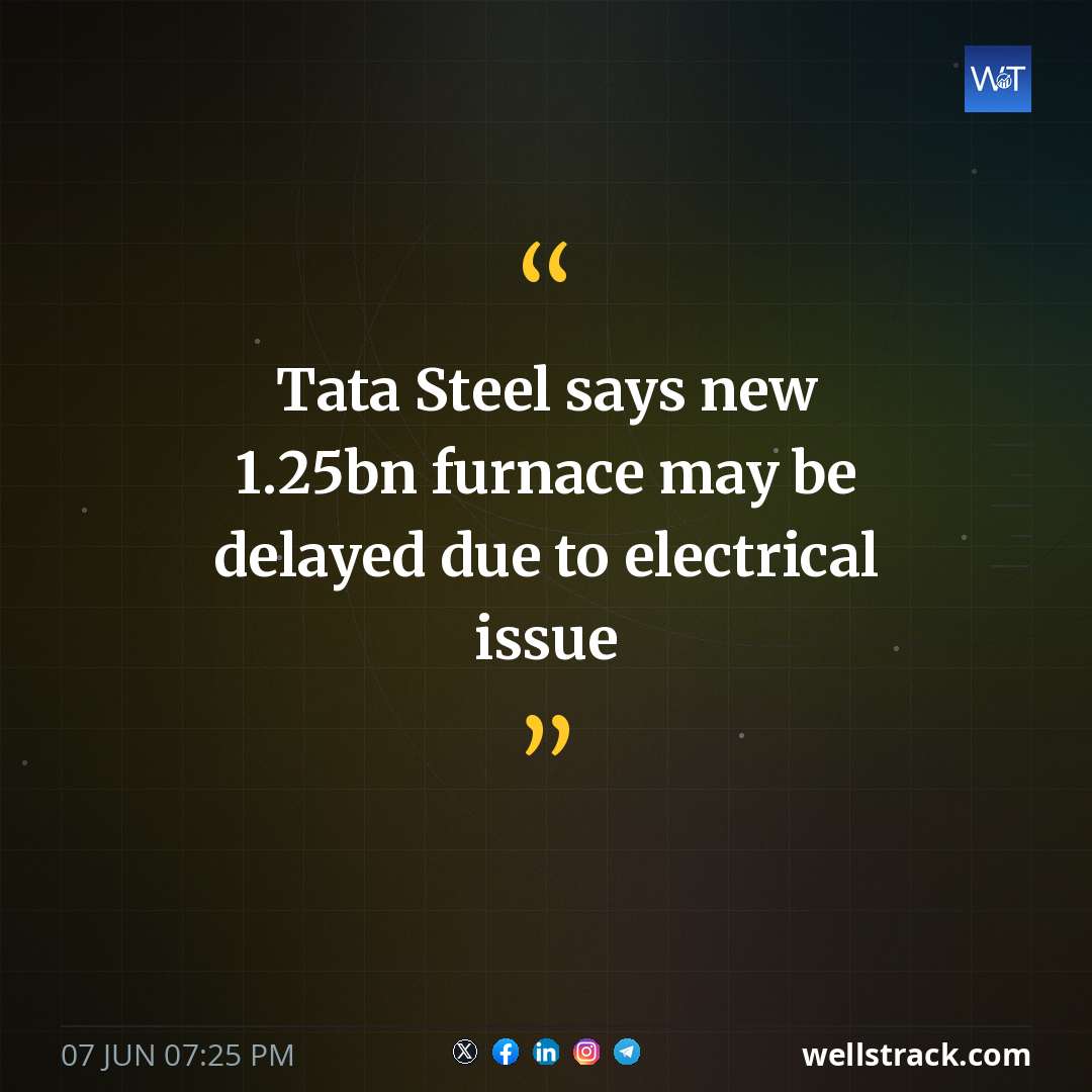 Tata Steel says new £1.25bn furnace may be delayed due to electrical issue