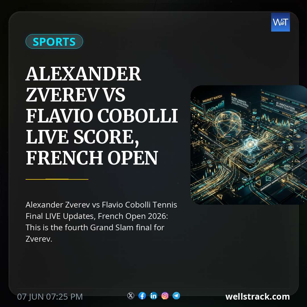 Alexander Zverev vs Flavio Cobolli LIVE Score, French Open 2026 Final: Zverev Takes On Cobolli In Pursuit Of First Grand Slam