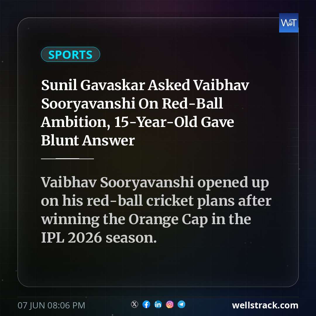 Sunil Gavaskar Asked Vaibhav Sooryavanshi On Red-Ball Ambition, 15-Year-Old Gave Blunt Answer