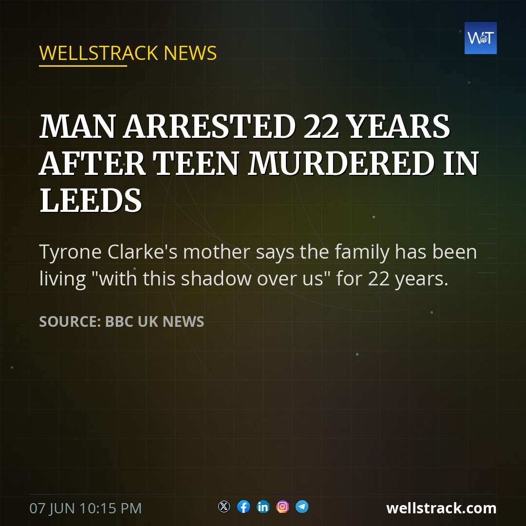 Man arrested 22 years after teen murdered in Leeds