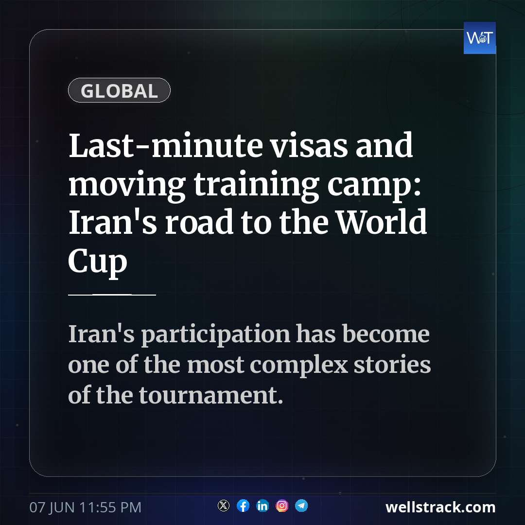 Last-minute visas and moving training camp: Iran's road to the World Cup