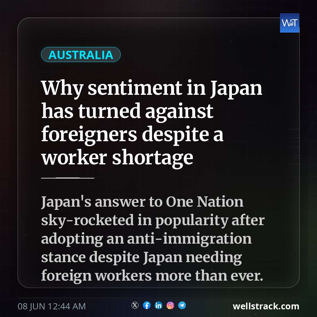 Why sentiment in Japan has turned against foreigners despite a worker shortage — WellsTrack