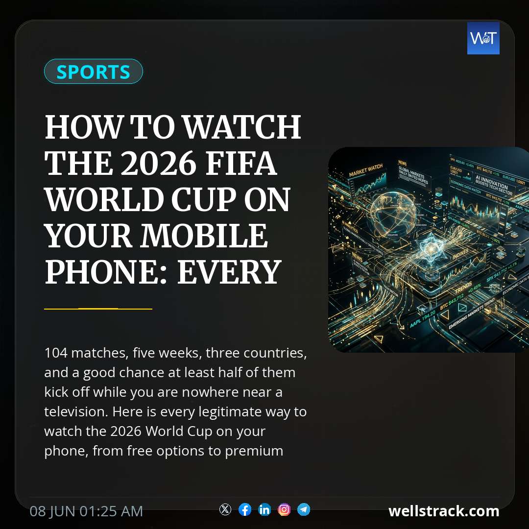 How To Watch The 2026 FIFA World Cup On Your Mobile Phone: Every App And Streaming Option Explained