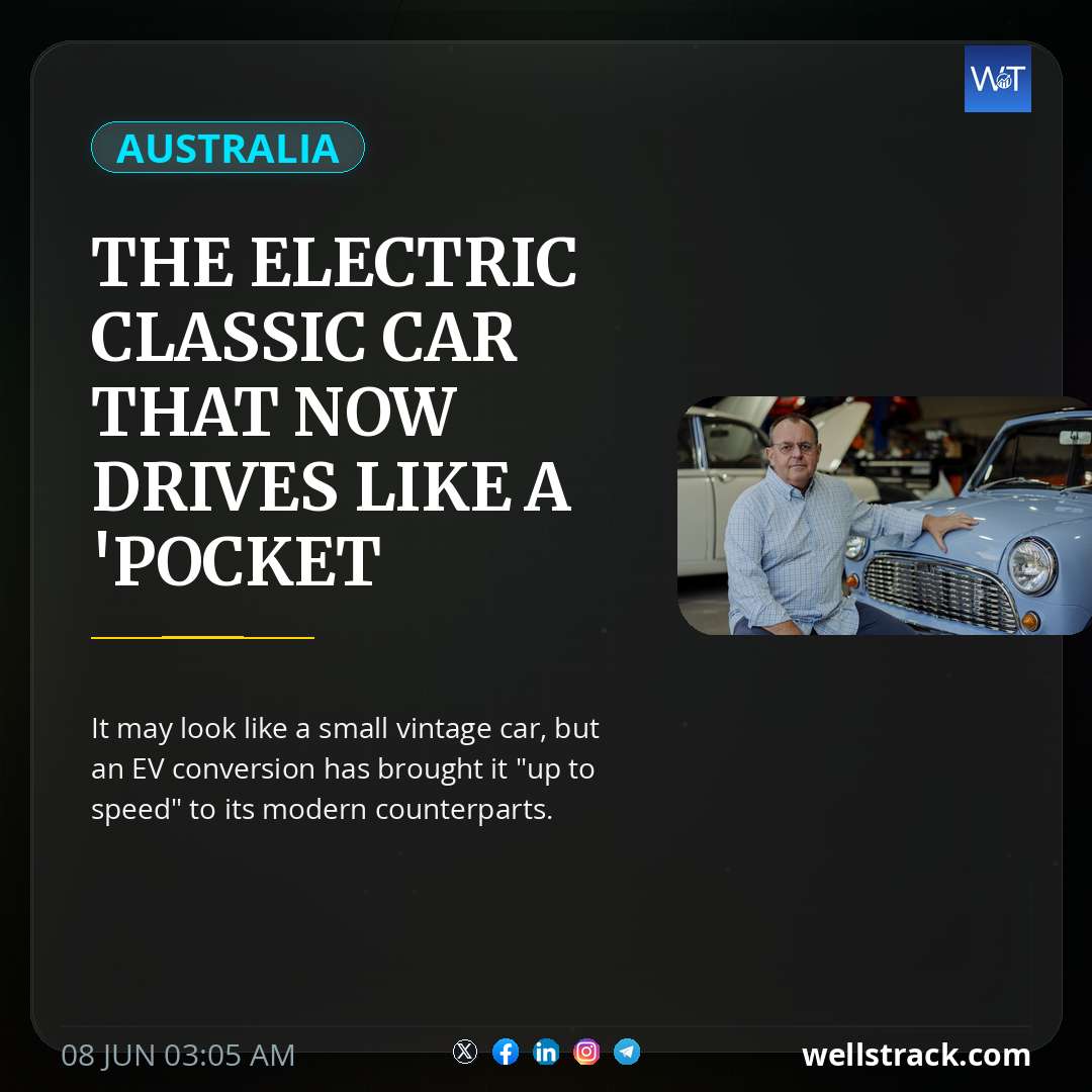 The electric classic car that now drives like a 'pocket rocket'
