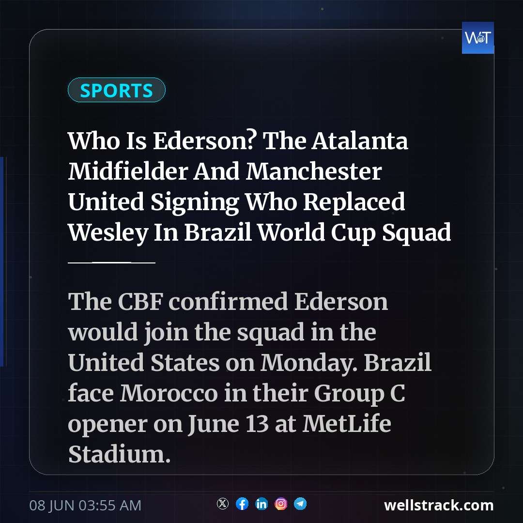 Who Is Ederson? The Atalanta Midfielder And Manchester United Signing Who Replaced Wesley In Brazil World Cup Squad