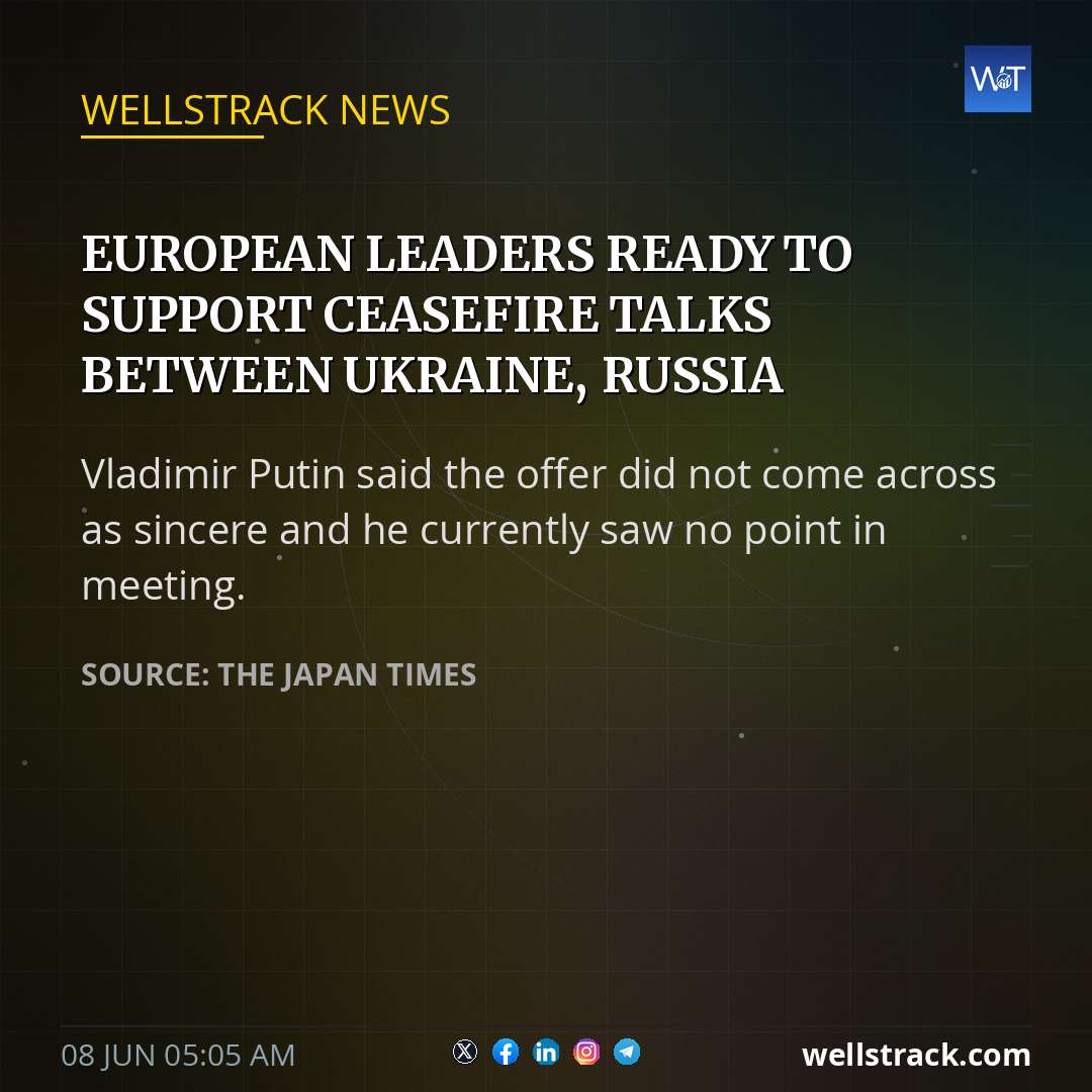 European leaders ready to support ceasefire talks between Ukraine, Russia