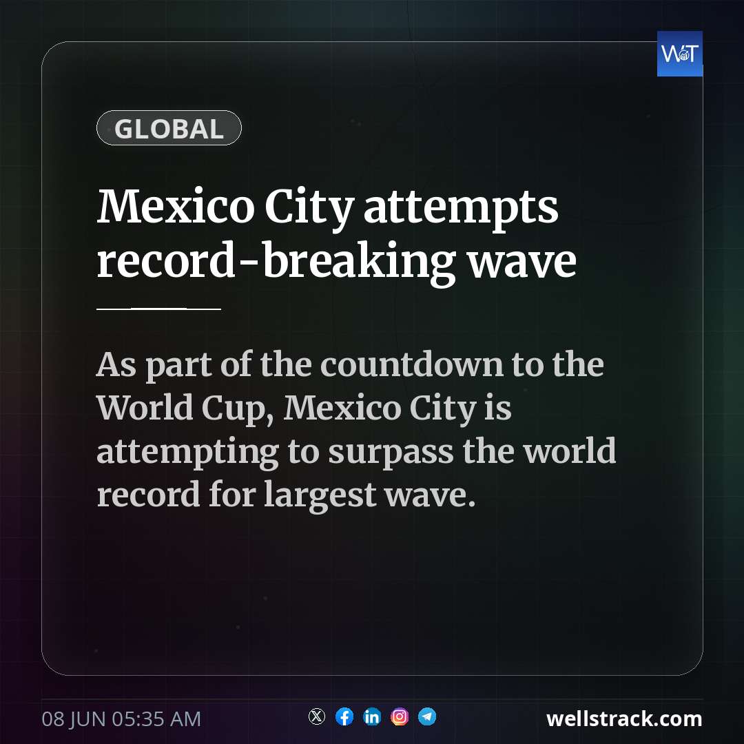 Mexico City attempts record-breaking wave