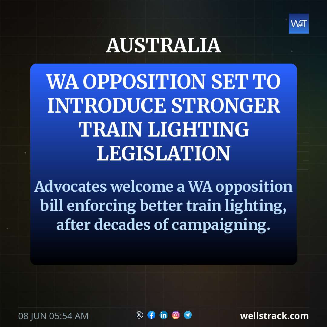 WA opposition set to introduce stronger train lighting legislation