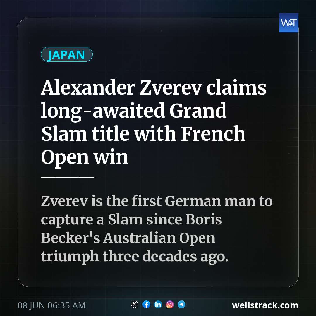 Alexander Zverev claims long-awaited Grand Slam title with French Open win