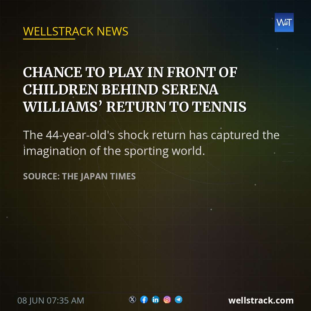 Chance to play in front of children behind Serena Williams’ return to tennis