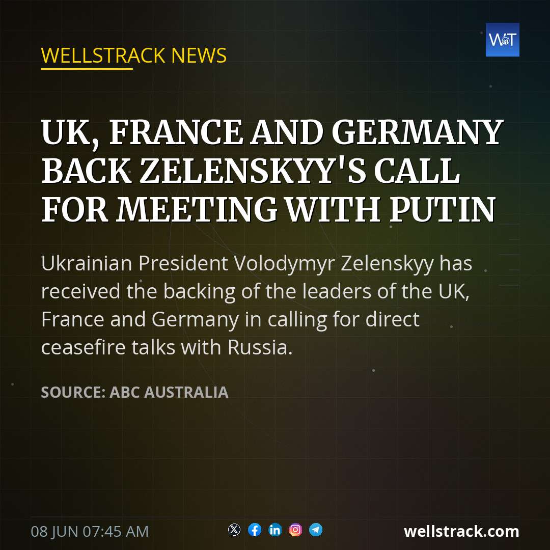 UK, France and Germany back Zelenskyy's call for meeting with Putin