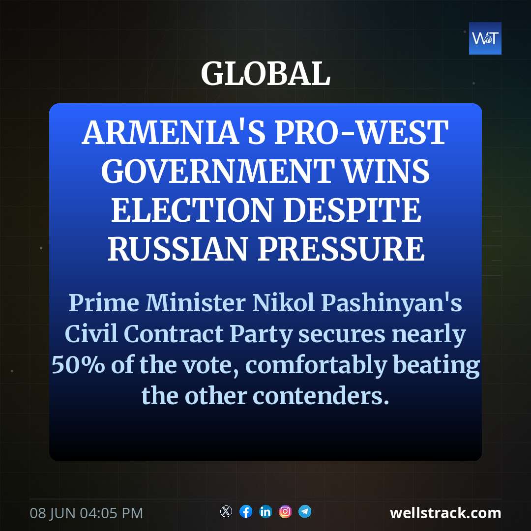 Armenia's pro-West government wins election despite Russian pressure — WellsTrack