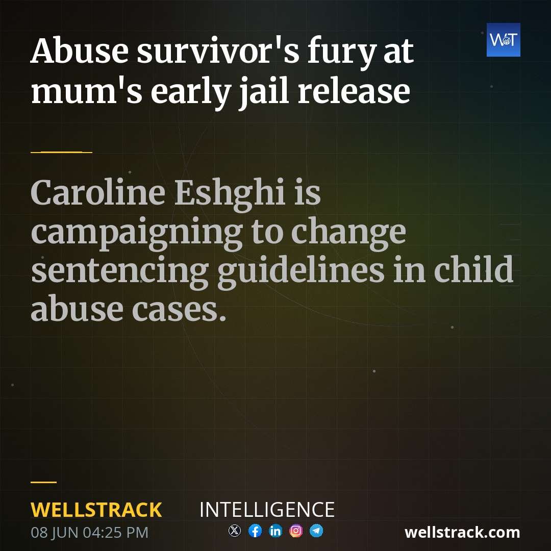 Abuse survivor's fury at mum's early jail release
