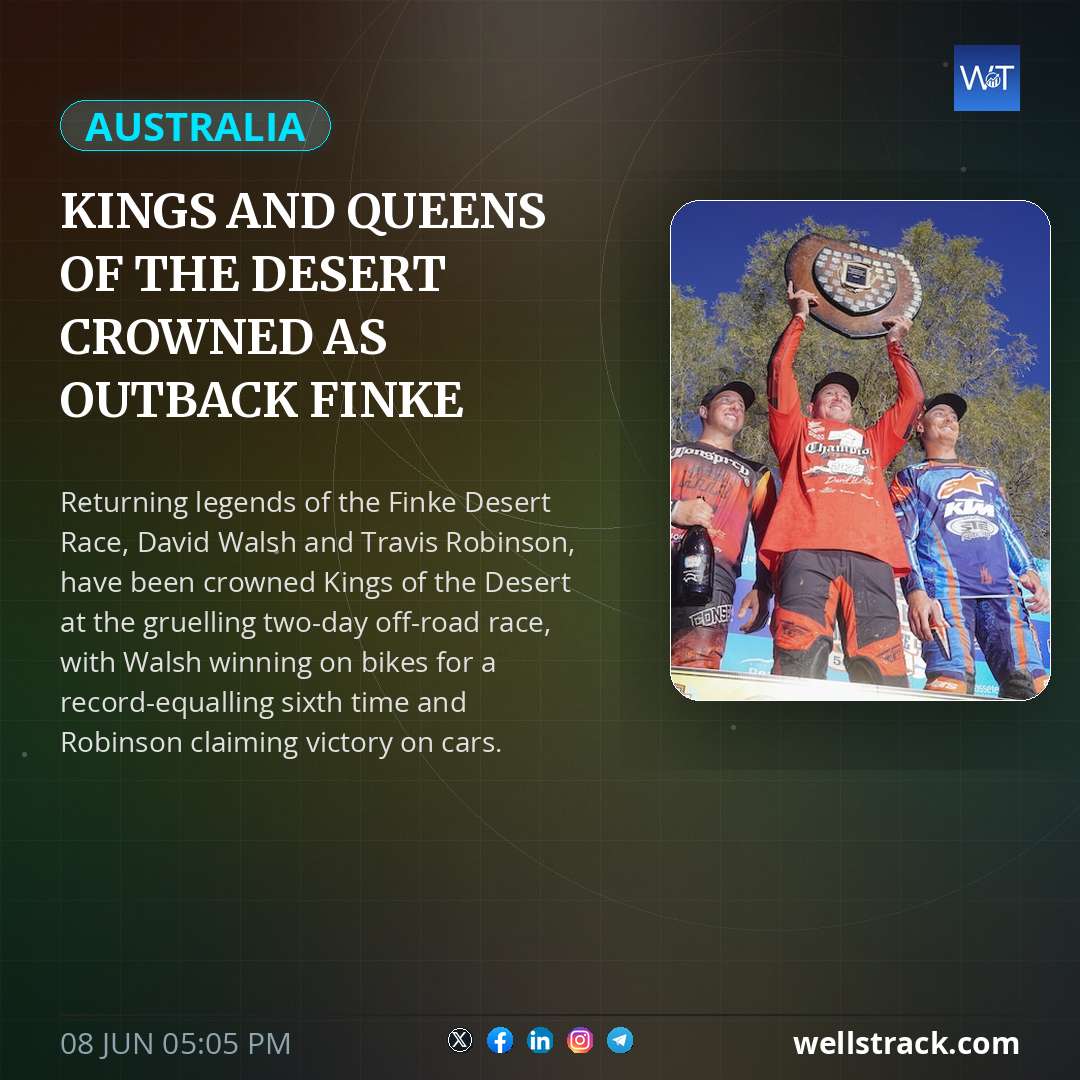 Kings and Queens of the Desert crowned as outback Finke race wraps up