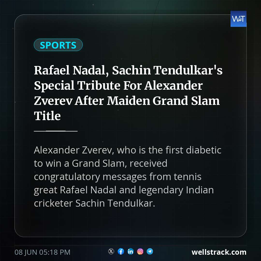Rafael Nadal, Sachin Tendulkar's Special Tribute For Alexander Zverev After Maiden Grand Slam Title