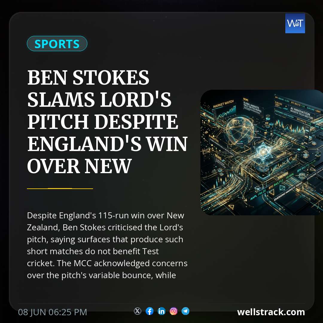 Ben Stokes slams Lord's pitch despite England's win over New Zealand, says 'It doesn't help Test cricket...'