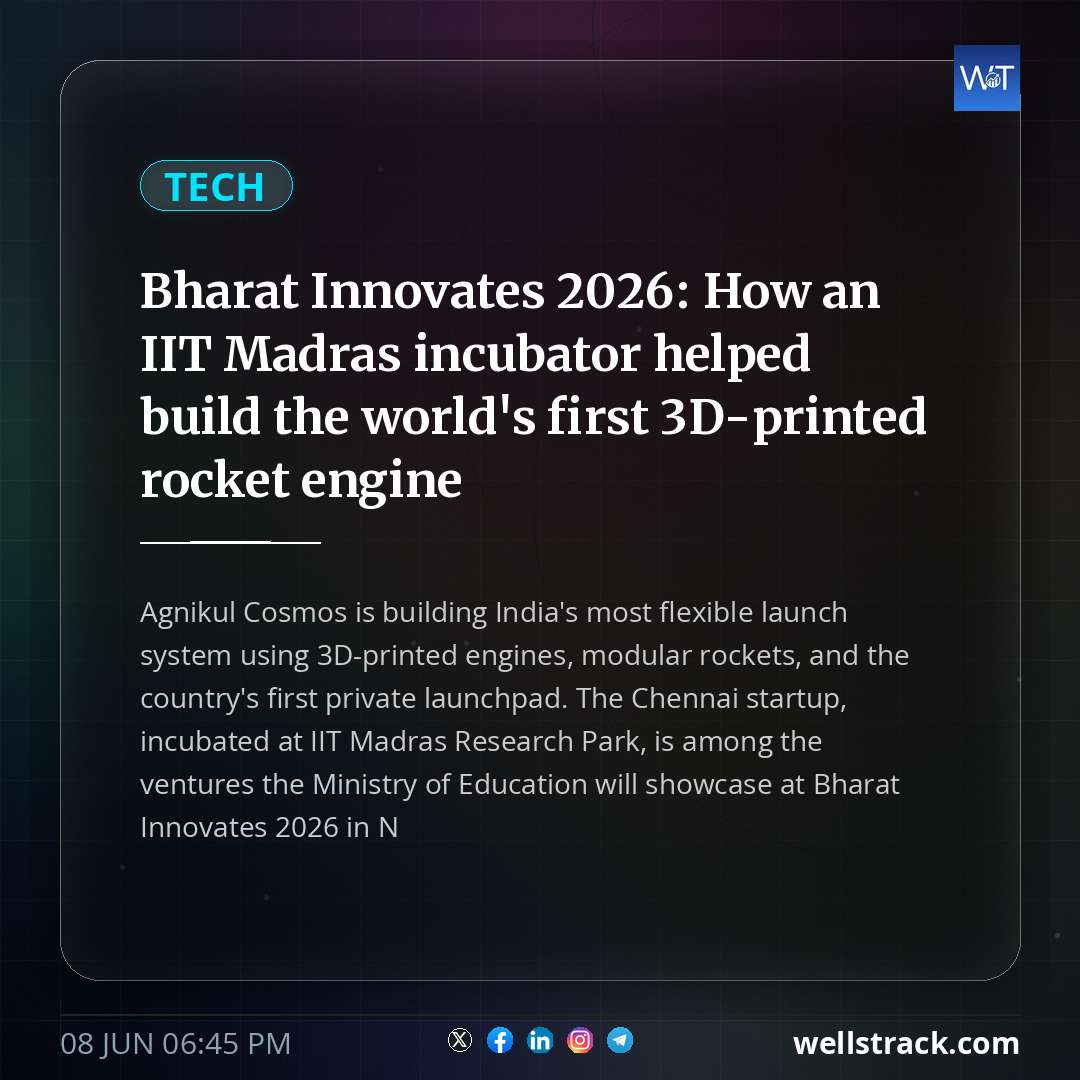 Bharat Innovates 2026: How an IIT Madras incubator helped build the world's first 3D-printed rocket engine