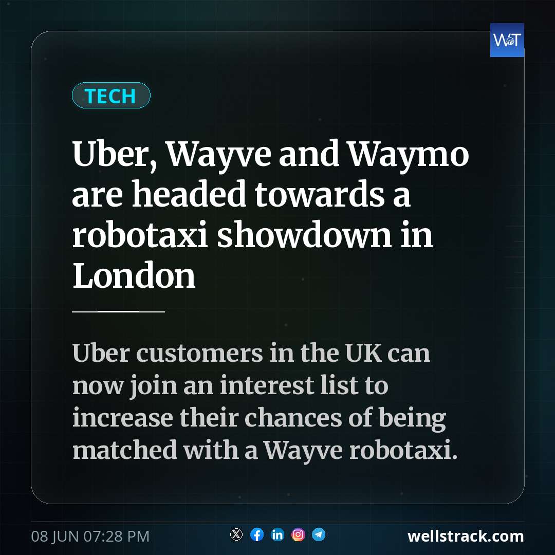 Uber, Wayve and Waymo are headed towards a robotaxi showdown in London