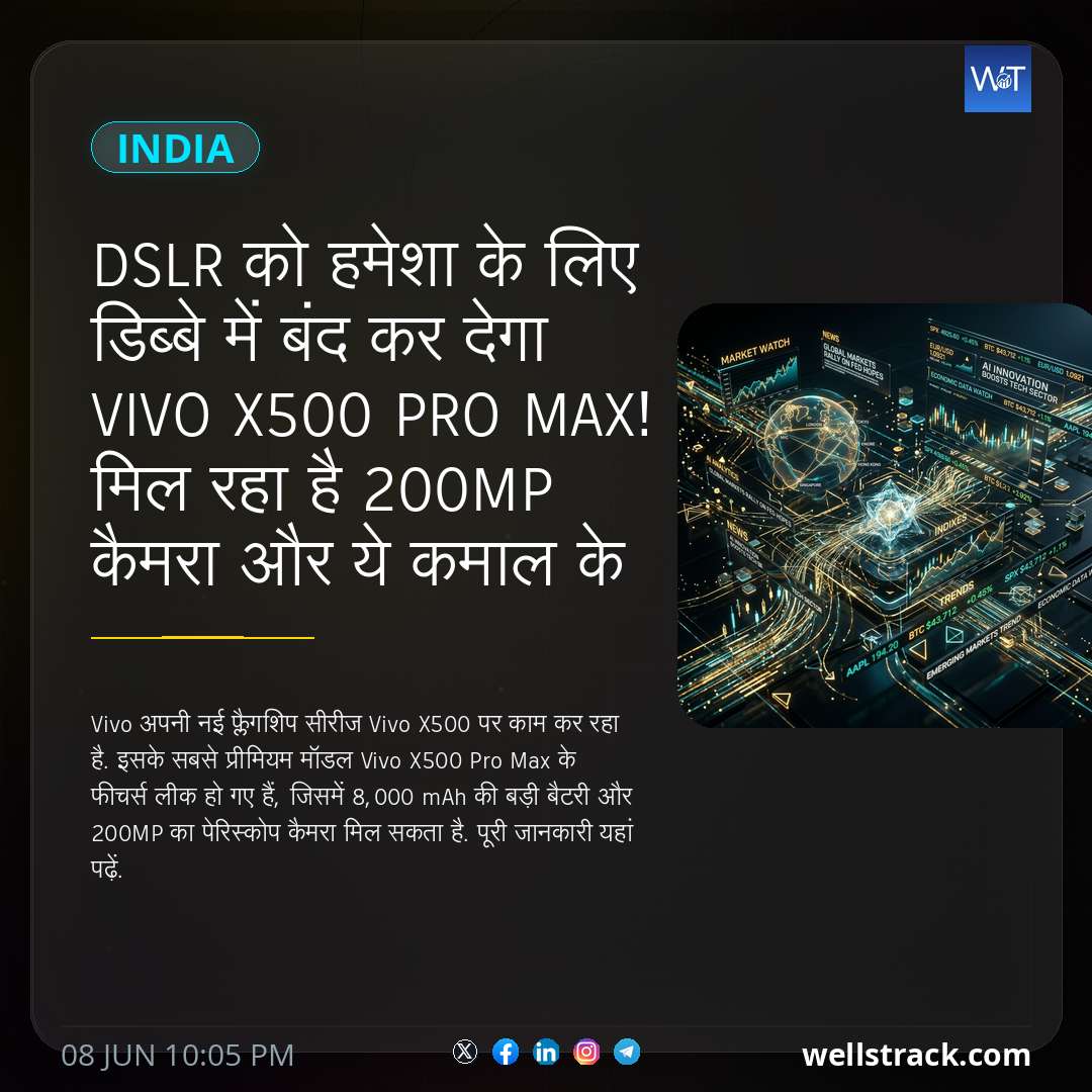 DSLR को हमेशा के लिए डिब्बे में बंद कर देगा Vivo X500 Pro Max! मिल रहा है 200MP कैमरा और ये कमाल के फीचर्स