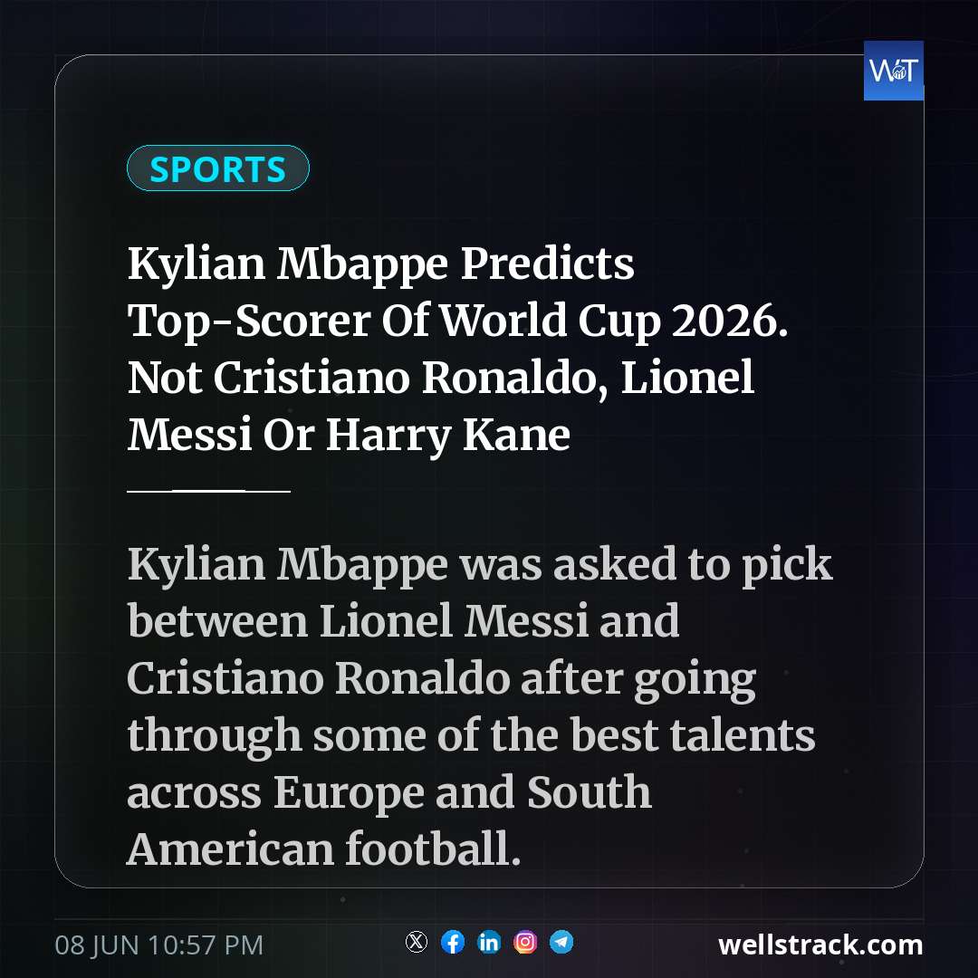 Kylian Mbappe Predicts Top-Scorer Of World Cup 2026. Not Cristiano Ronaldo, Lionel Messi Or Harry Kane