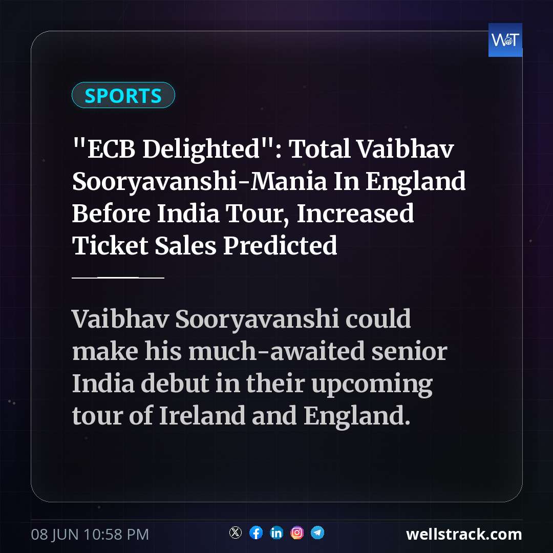 "ECB Delighted": Total Vaibhav Sooryavanshi-Mania In England Before India Tour, Increased Ticket Sales Predicted