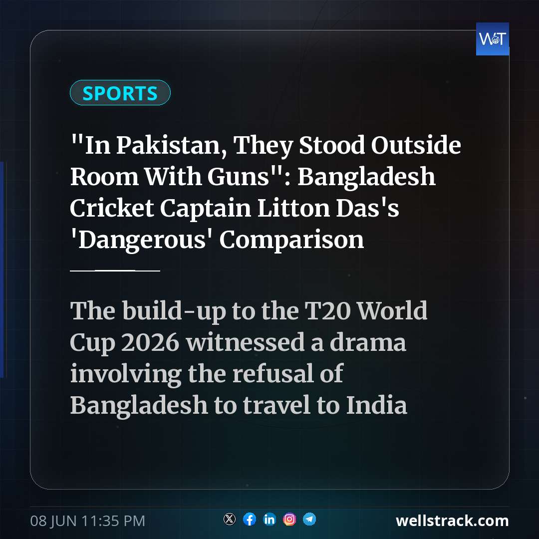 "In Pakistan, They Stood Outside Room With Guns": Bangladesh Cricket Captain Litton Das's 'Dangerous' Comparison