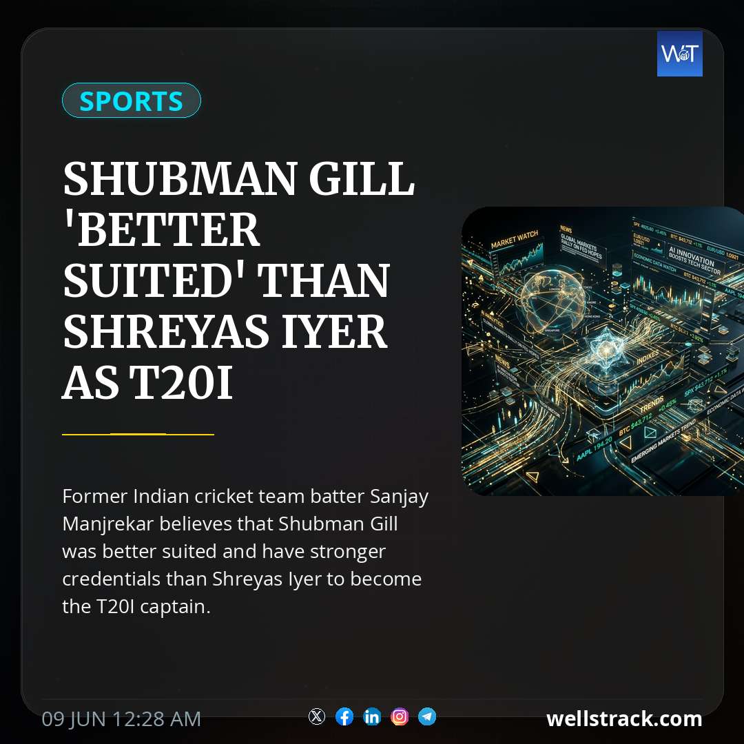 Shubman Gill 'Better Suited' Than Shreyas Iyer As T20I Captain? Ex-India Star Drops Bombshell