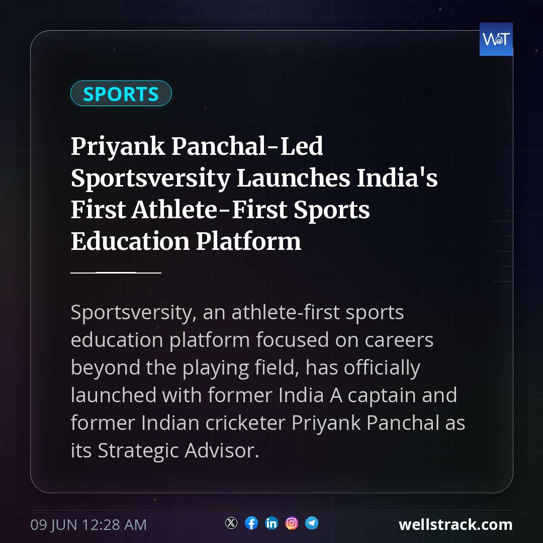 Priyank Panchal-Led Sportsversity Launches India's First Athlete-First Sports Education Platform